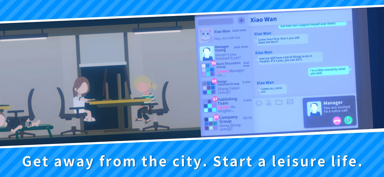 Graduate: Town Story - Gameplay image of android game