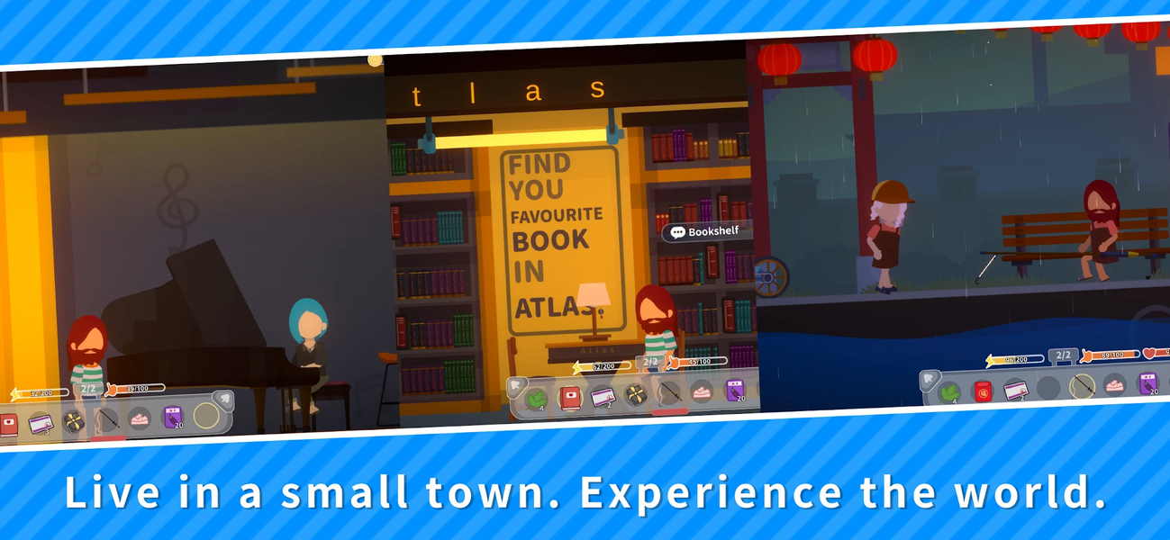 Graduate: Town Story - Gameplay image of android game