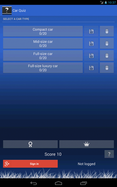 Car Quiz - Gameplay image of android game