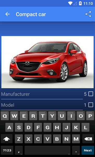 Car Quiz - Gameplay image of android game