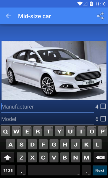Car Quiz - Gameplay image of android game