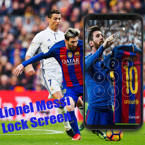 Lionel Messi LockScreen - Image screenshot of android app