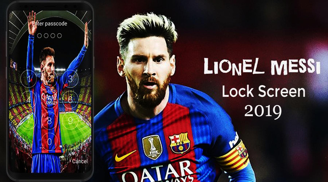 Lionel Messi LockScreen - Image screenshot of android app