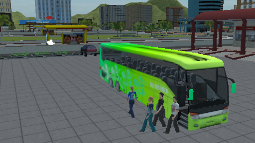 Bus Driving Game ۳D Simulator - عکس بازی موبایلی اندروید
