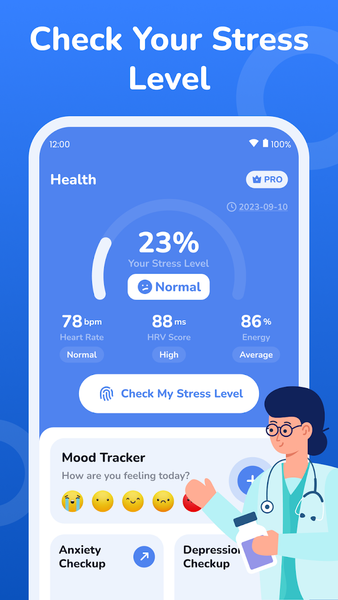 Heart Rate Monitor: Health App - عکس برنامه موبایلی اندروید