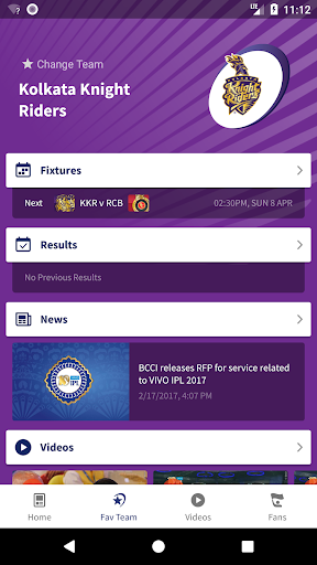 IPL - Image screenshot of android app