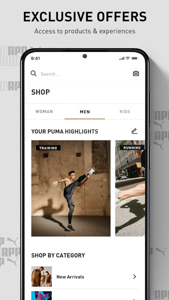 PUMA | Clothes & Shoes App - عکس برنامه موبایلی اندروید