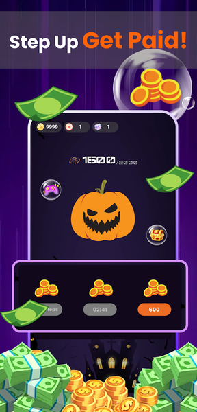 PumpkinStep: Earn By Walking - عکس برنامه موبایلی اندروید
