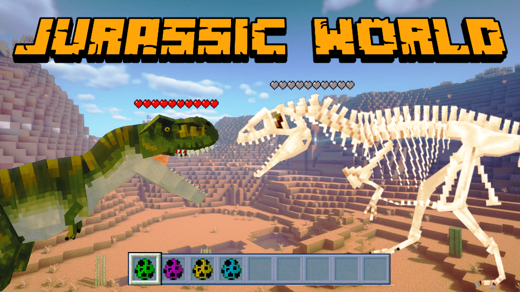 Jurassic Dinosaur Mod for MCPE - عکس برنامه موبایلی اندروید