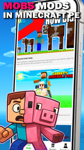 Morph Mods for MCPE: Epic Mobs - عکس برنامه موبایلی اندروید