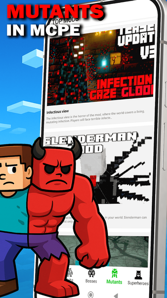 Morph Mods for MCPE: Epic Mobs - عکس برنامه موبایلی اندروید