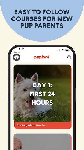Pupford: Dog & Puppy Training - Image screenshot of android app