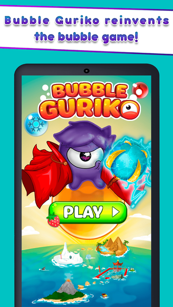 Bubble Guriko - Pop Adventure - Gameplay image of android game