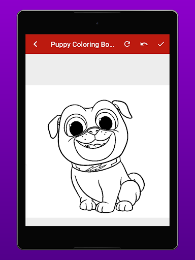 Cute Puppy Coloring Book - عکس برنامه موبایلی اندروید