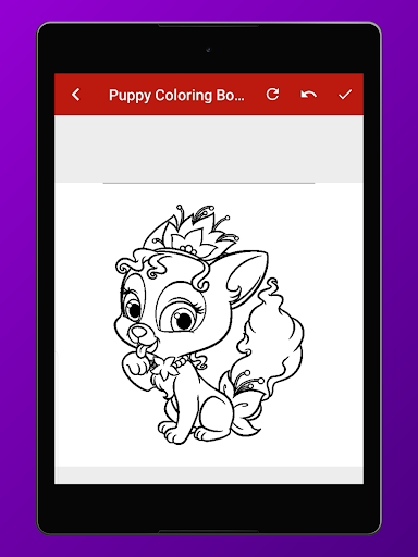 Cute Puppy Coloring Book - عکس برنامه موبایلی اندروید