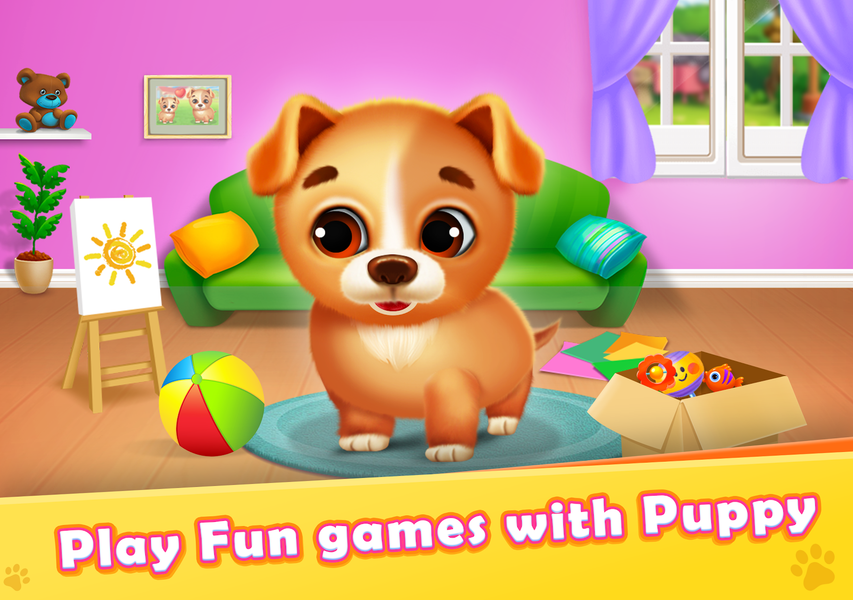 Puppy Pet Salon - Daycare Care - Gameplay image of android game