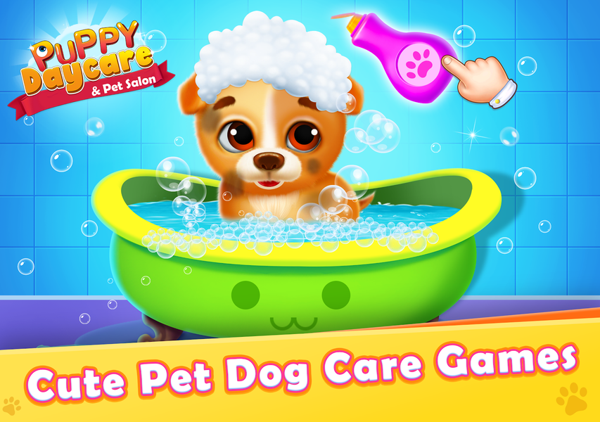 Puppy Pet Salon - Daycare Care - Gameplay image of android game