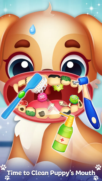 Cute Puppy Daycare Salon - Gameplay image of android game