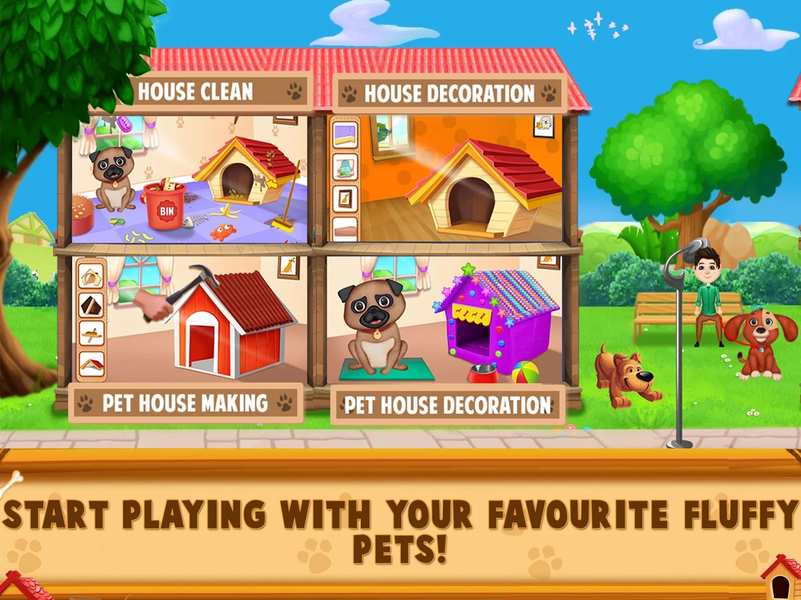 Cute Pet Puppy Daycare Salon - Gameplay image of android game