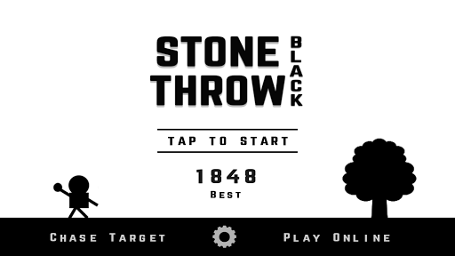 Stone Throw Black - Gameplay image of android game