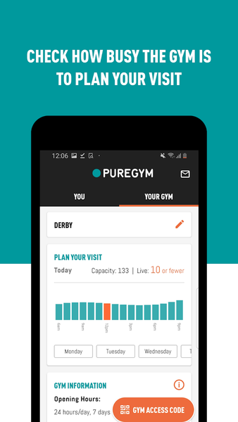 Pure Fitness - عکس برنامه موبایلی اندروید