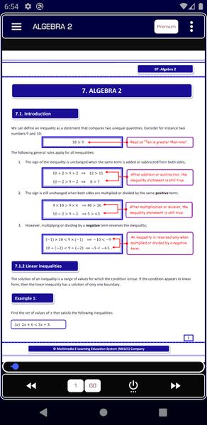 Algebra 2 Pure Math - عکس برنامه موبایلی اندروید