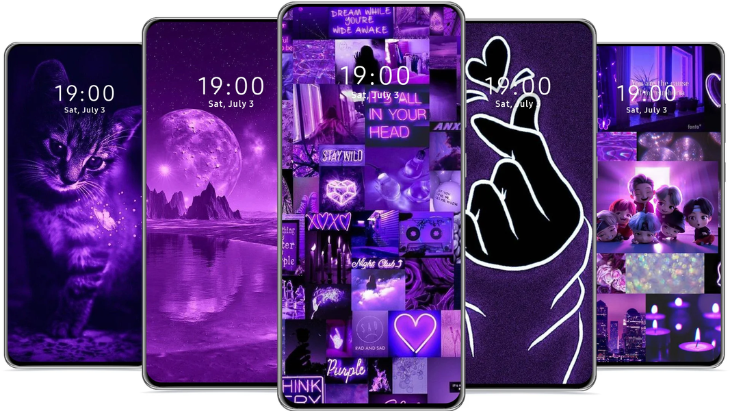 Purple Wallpaper - عکس برنامه موبایلی اندروید