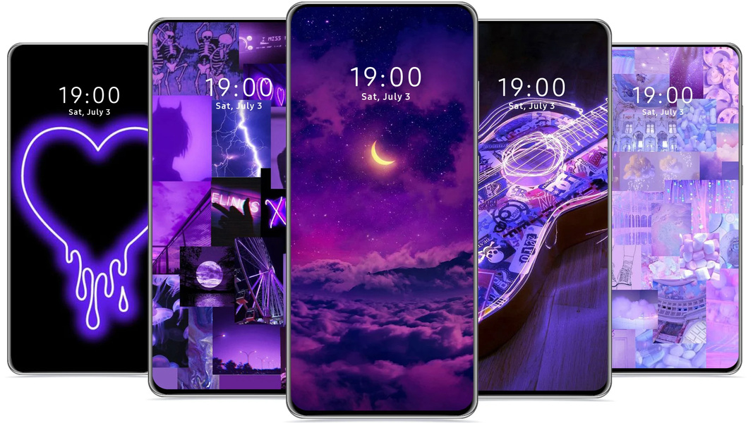 Purple Wallpaper - Image screenshot of android app