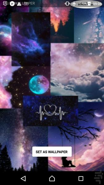 HD+ -Purple Mix Wallpapers 2 + Mix11 - Image screenshot of android app