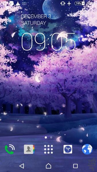 HD+ -Purple Mix Wallpapers 2 + Mix11 - Image screenshot of android app