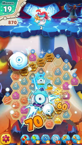 Monster Busters: Ice Slide - Gameplay image of android game