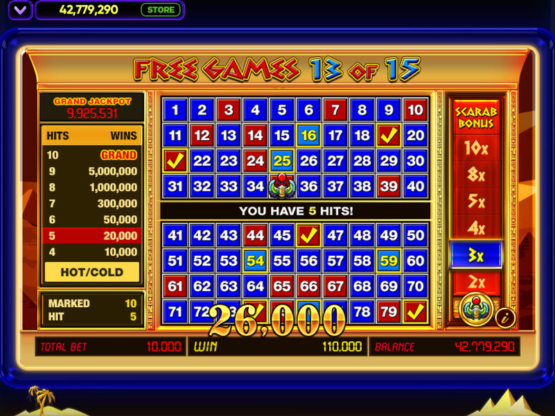 Vegas Keno - Gameplay image of android game