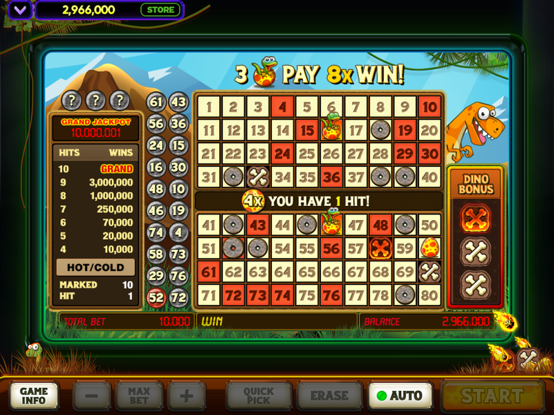 Vegas Keno - Gameplay image of android game