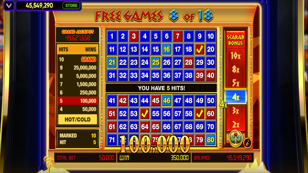 Vegas Keno - Gameplay image of android game