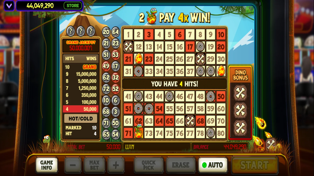 Vegas Keno - Gameplay image of android game