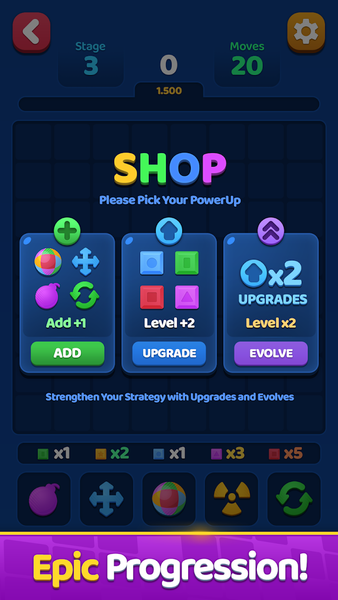 Roglide: Slide & Match Blocks - Gameplay image of android game