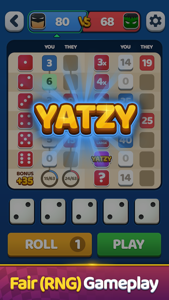 Yatzy Classic: Dice Game - عکس بازی موبایلی اندروید
