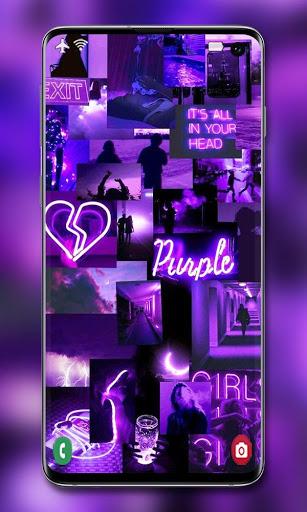 Purple Wallpaper - Image screenshot of android app