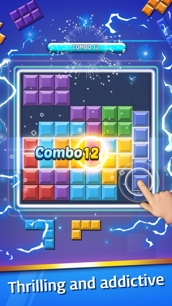 Block Puzzle : Match Combo - Gameplay image of android game