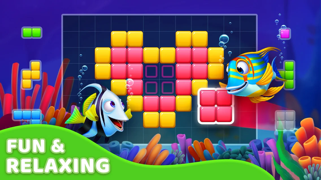 Block Puzzle Fish - Gameplay image of android game