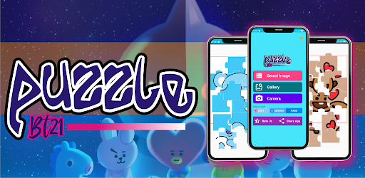 BTS Puzzle Game Bt21 Offline - Image screenshot of android app