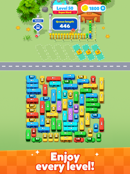 Bus Parking Jam - Gameplay image of android game