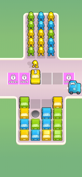 Park Match - Car Jam Puzzle - Gameplay image of android game