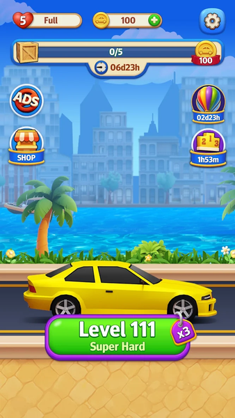 Traffic Time Rescue: Car Jam - Gameplay image of android game