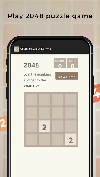 2048 Puzzle - Gameplay image of android game