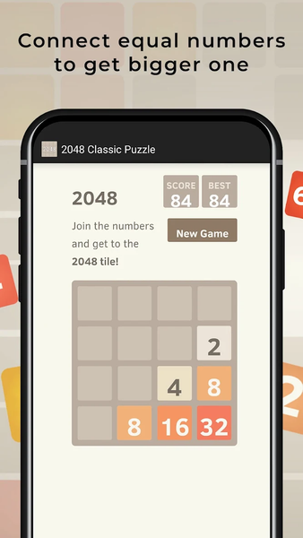 2048 Puzzle - Gameplay image of android game