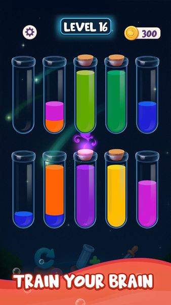 Magic Water Sort: Bloom Puzzle - Gameplay image of android game