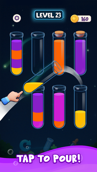 Magic Water Sort: Bloom Puzzle - Gameplay image of android game