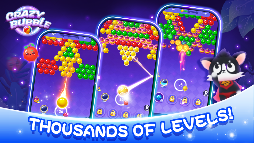 Crazy Bubble: Shoot and Pop! - Gameplay image of android game