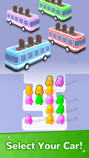 Bus Away : Traffic Puzzle - Gameplay image of android game